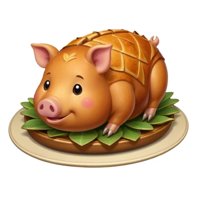 roasted joint of pork food sticker