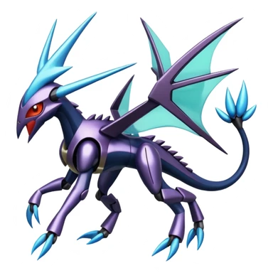 Dialga-Genesect-Miraidon-Darkrai-Deoxys-Giratina-Palkia-Meloetta-fusion-animal-Pokémon-hybrid sticker