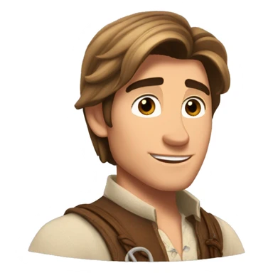 flynn rider from rapunzel  sticker