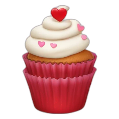 Happy Valentine’s Day cupcake sticker
