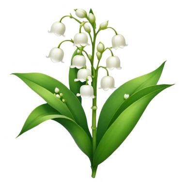 Lily of the valley sticker
