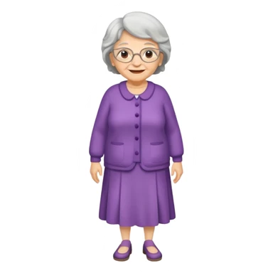 Make a grandma but with a full body sticker