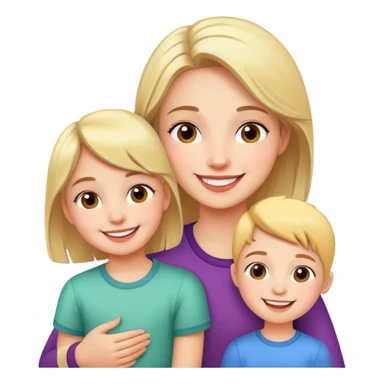 Gay girl with kids sticker
