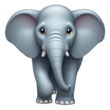 Éléphant sur souris  sticker