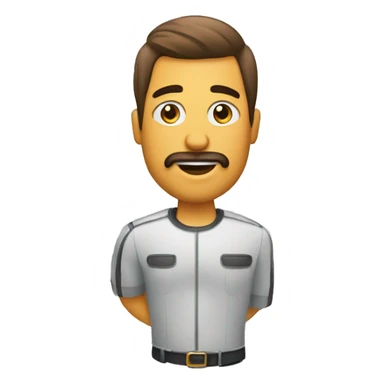 Emoji de barbero cortando el pelo sticker