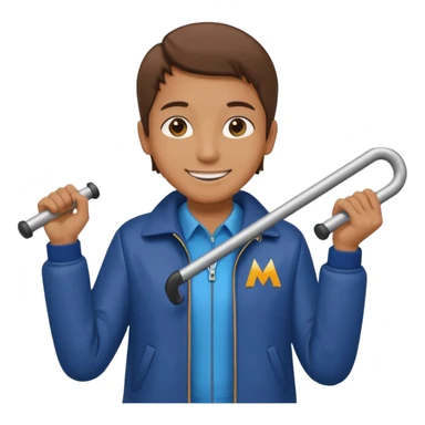 Rider holding grab bar,Metro Riders,with metro sticker