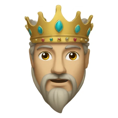 Le roi au masque sticker