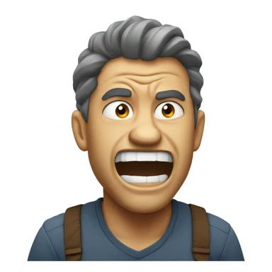 ANGRILY LAUGHING sticker