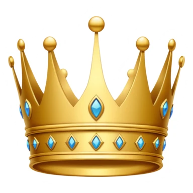 Solo la corona delicata sticker