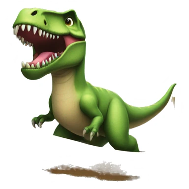 T-Rex on a boat with tutu sticker