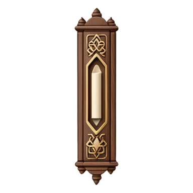 Jewish mezuzah  sticker