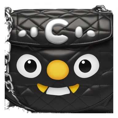 Coach Quilted Leather Tabby Chain Shoulder Bag 20 In Black with Light Silver Hardware sticker