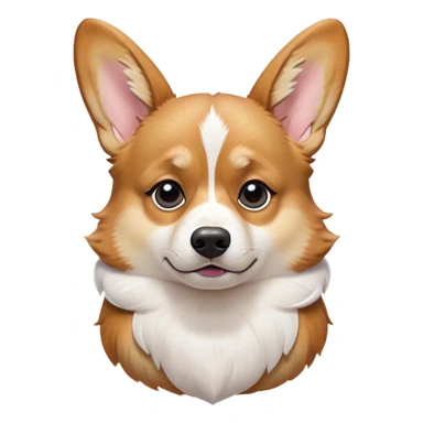 Cinematic Meme-Worthy Grumpy Fawn Corgi Portrait Emoji, Head held high but eyes filled with dramatic disappointment, smooth fawn fur with striking white patches, deeply furrowed brow forming an unmistakable scowl, ears slightly angled back in disapproval, piercing brown eyes glaring with pure exasperation, Simplified yet hilariously over-exaggerated features, highly detailed, glowing with an aura of supreme annoyance, high shine, exhausted yet judgmental, stylized with an almost regal pettiness, bright but brooding, soft glowing outline, capturing the essence of a herder that has seen it all and is thoroughly unimpressed, so meme-worthy it feels like it could instantly become the next viral sensation of grumpiness! sticker