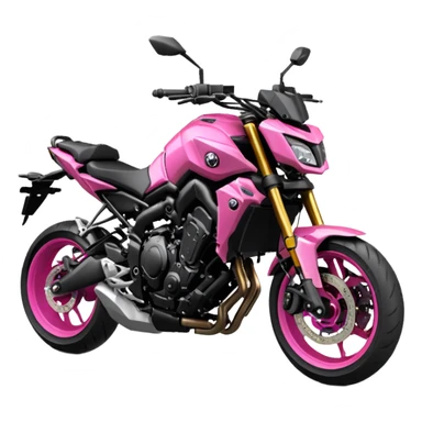 Yamaha mt09 rosada  sticker