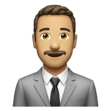 central cee in a suit sticker