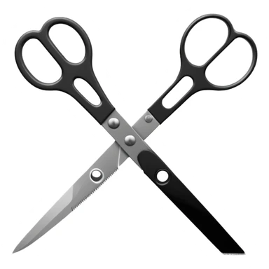 film strip with scissors cutting it sticker