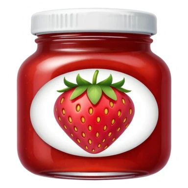 una mermelada de frutilla sticker