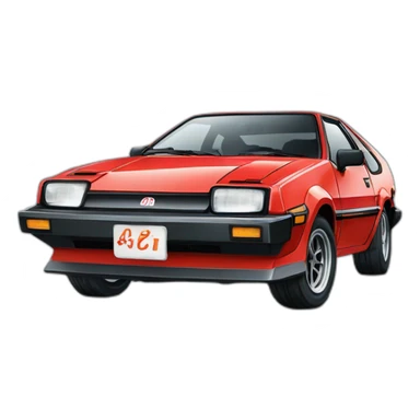 AE 86 Trueno from Fujiwara tofu shop sticker