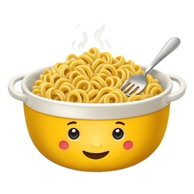 fusilli pasta bowl, just pasta, no other items sticker