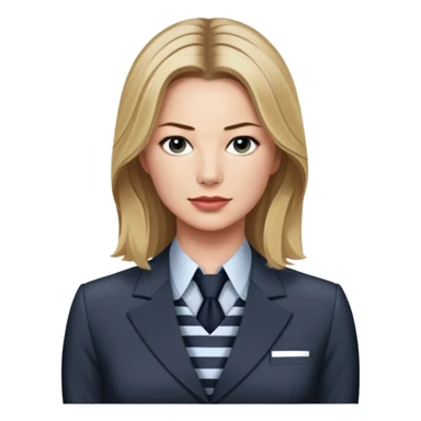 Emily VanCamp is sharon carter in captain america civil war, wear office dress striped shirt unbuttoned suit sticker