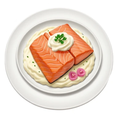 saumon puree  sticker