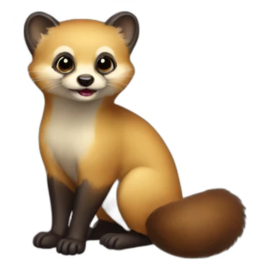 marten in disguise sticker