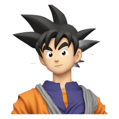 Son goku qui dit je t'aime papa sticker