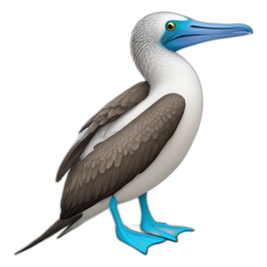 blue footed boobie sticker