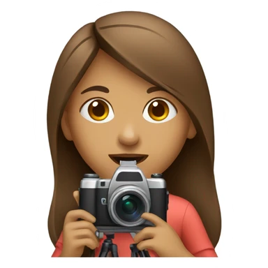 girl with video camera sticker