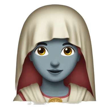 The Virgin continues to hold the omophorion sticker