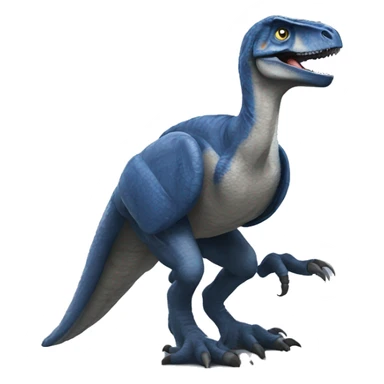 raptor blue jurassic world sticker
