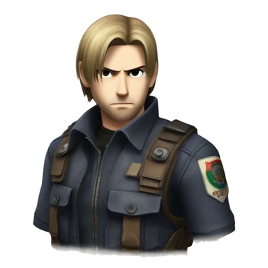 resident evil 4 leon kennedy sticker