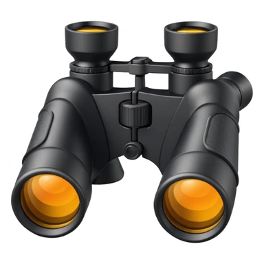 binoculars with large lenses sticker