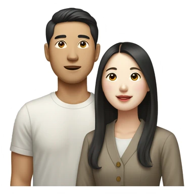 a Korean couple who went to an “art museum” sticker