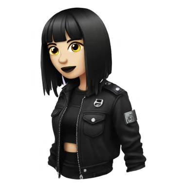 Drive safe goth girl sticker