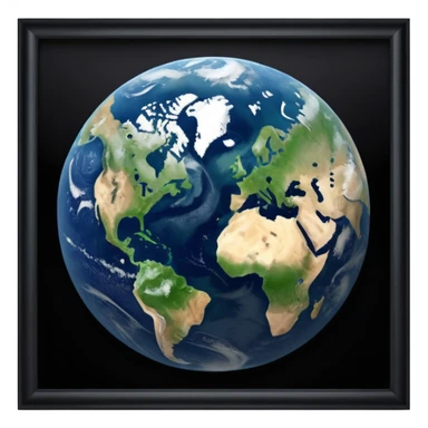 Pollution on earth the view should be were we see it out in the space more polution  sticker