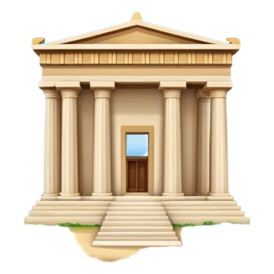 ancient greece temple sticker