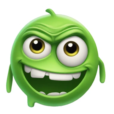 Mike Wazowski from Monsters Inc. with one eye sticker