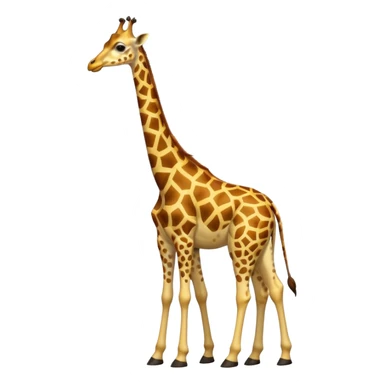 High resolution giraffe  sticker