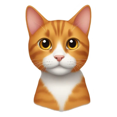 Black tuxedo cat and orange tabby sticker