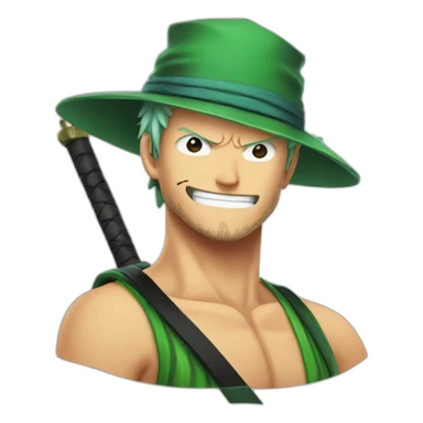 One piece Zoro sticker