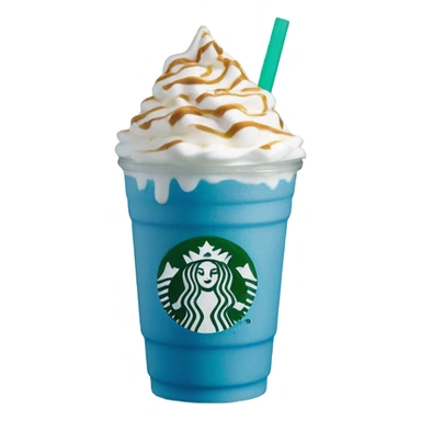 Blue Frappuccino  sticker