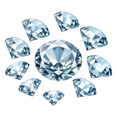 3 different diamond ranks from most popular to least sticker