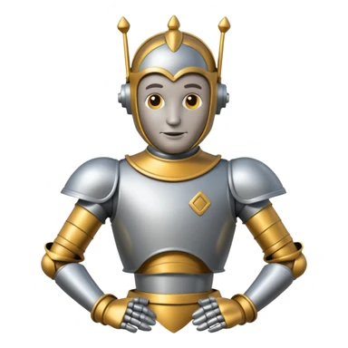 Tin Man from Oz sticker