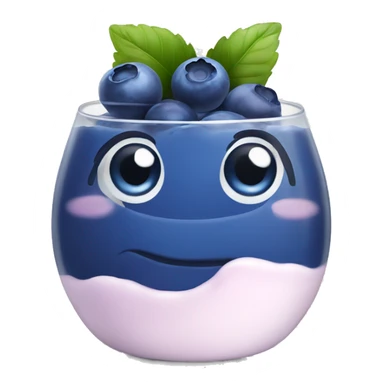 Blueberry yogurt  sticker