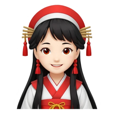 reimu hakurei from touhou project 07 sticker