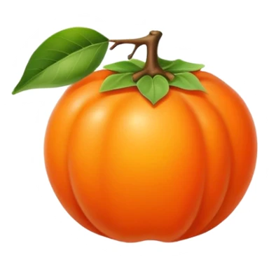 Persimmon and sunshine sticker