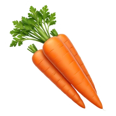 Baby-cut carrots, small cylindrical orange pieces, rounded ends, no green tops sticker