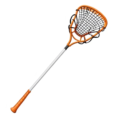 Lacrosse stick with a big x on it sticker