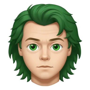 Harry Styles with green eyes sticker